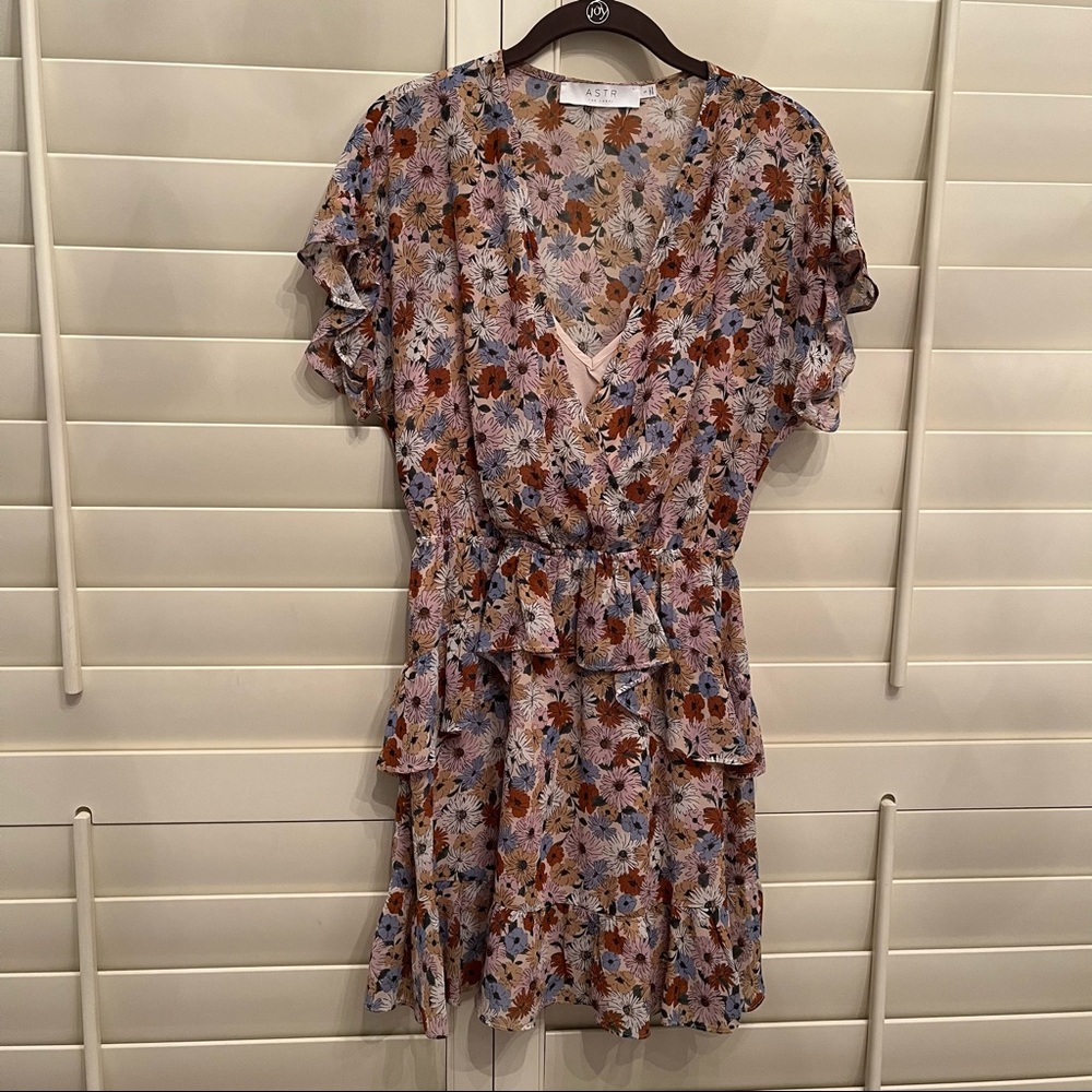 ASTR Floral Mini Dress